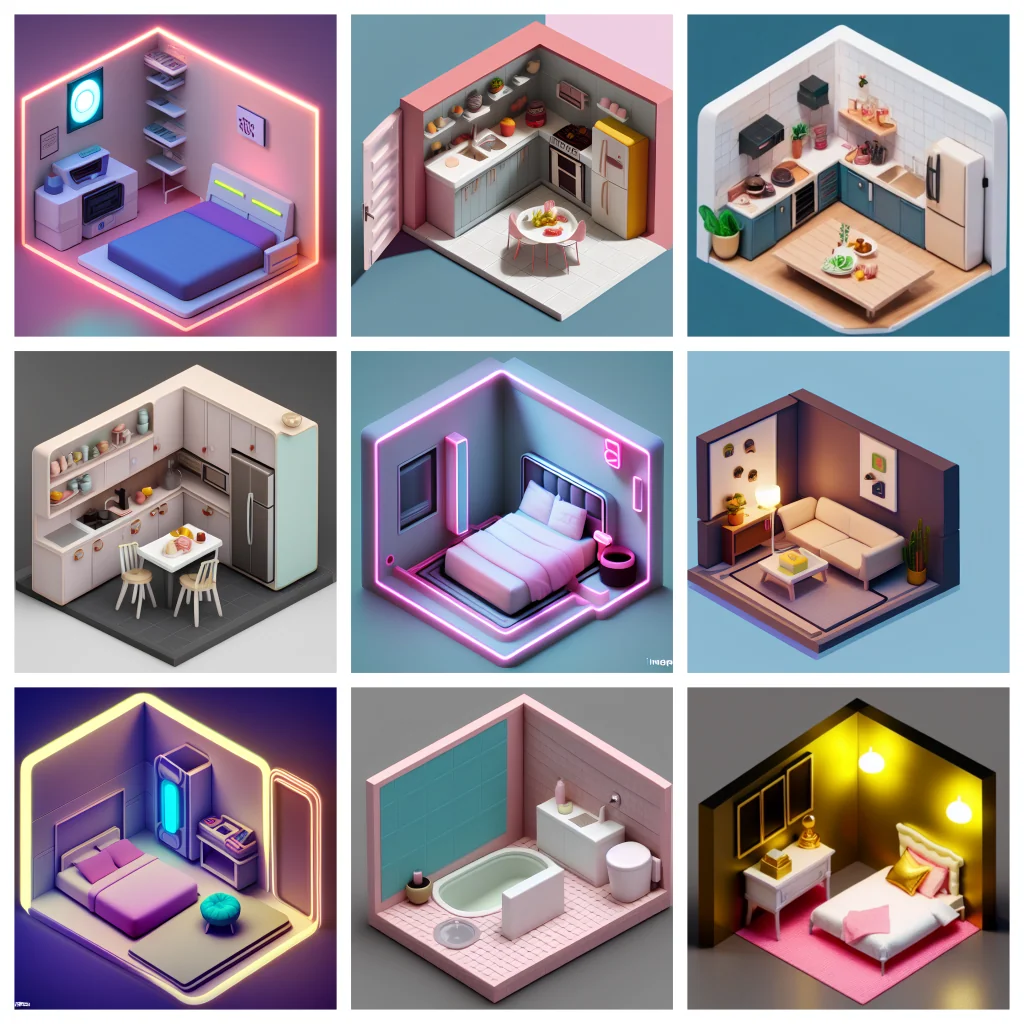 Isometric Rooms