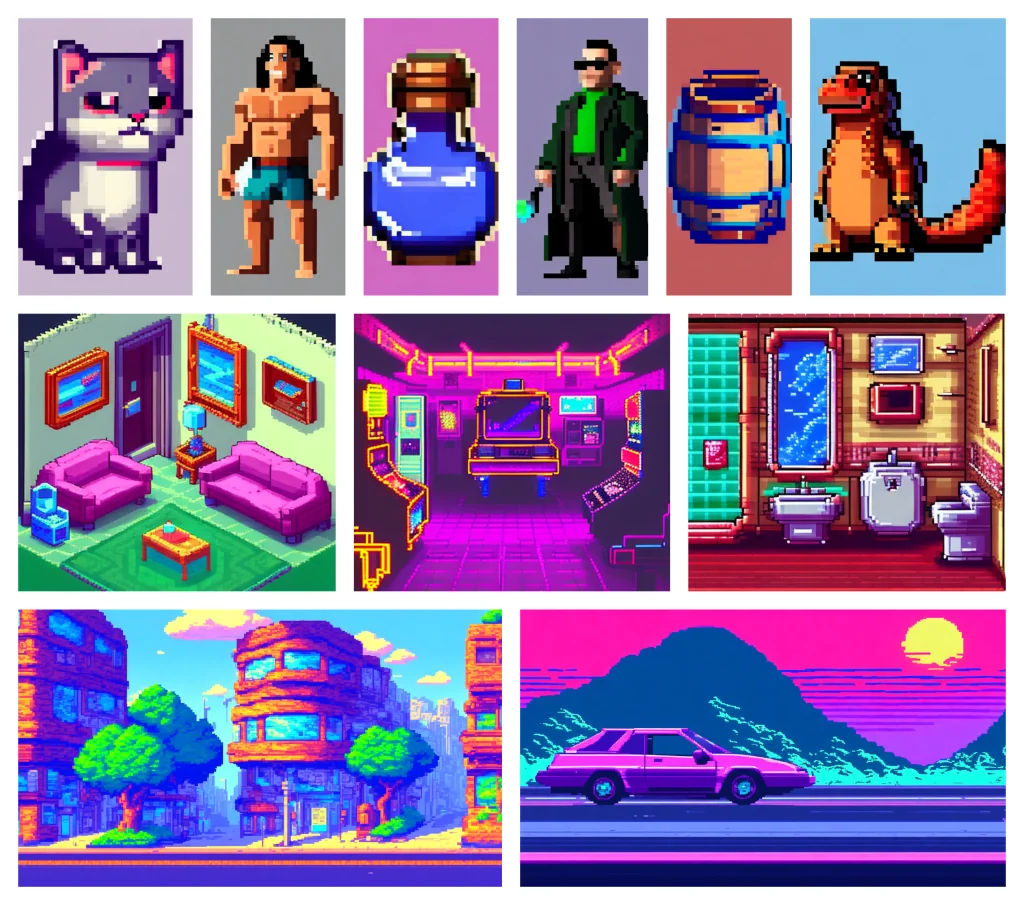 All in one Pixel Art